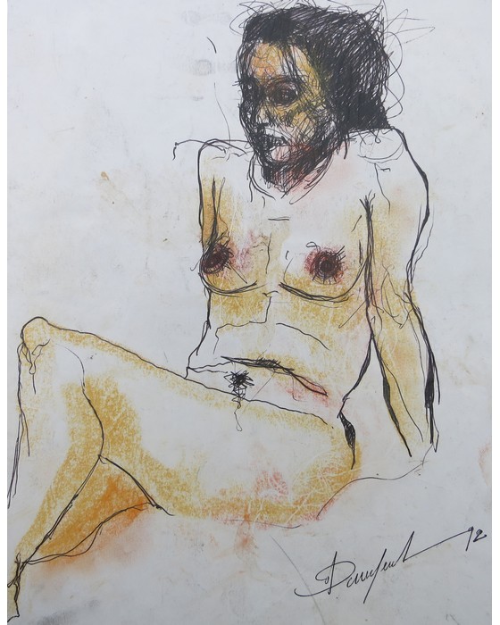 CROQUIS 27  1992 : PHILIPPE DARGENT - PEINTRE DESSINATEUR LIEGE