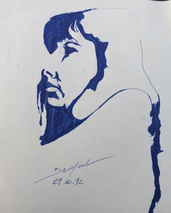 CROQUIS 34  1992 : PHILIPPE DARGENT - PEINTRE DESSINATEUR LIEGE