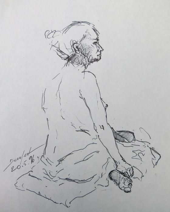 CROQUIS 47  1996 : PHILIPPE DARGENT - PEINTRE DESSINATEUR LIEGE