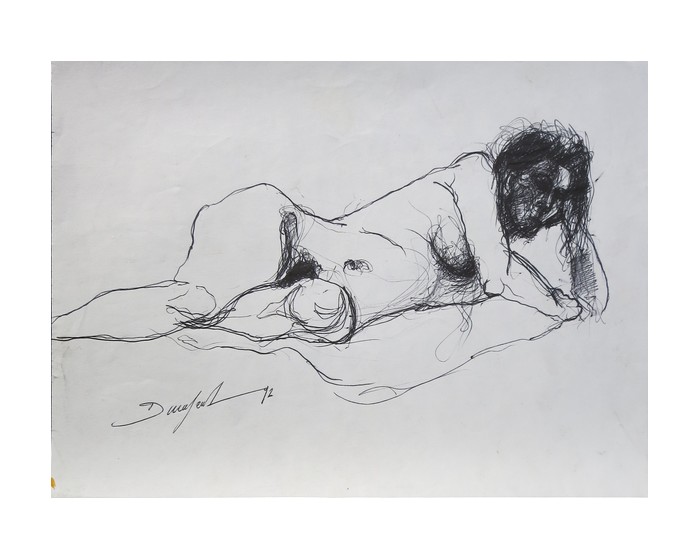 CROQUIS 54  1992 : PHILIPPE DARGENT - PEINTRE DESSINATEUR LIEGE