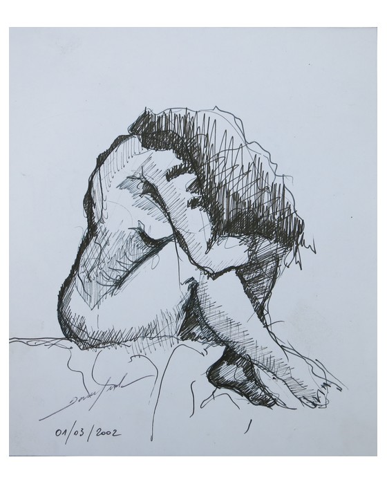 CROQUIS 56  2002 : PHILIPPE DARGENT - PEINTRE DESSINATEUR LIEGE