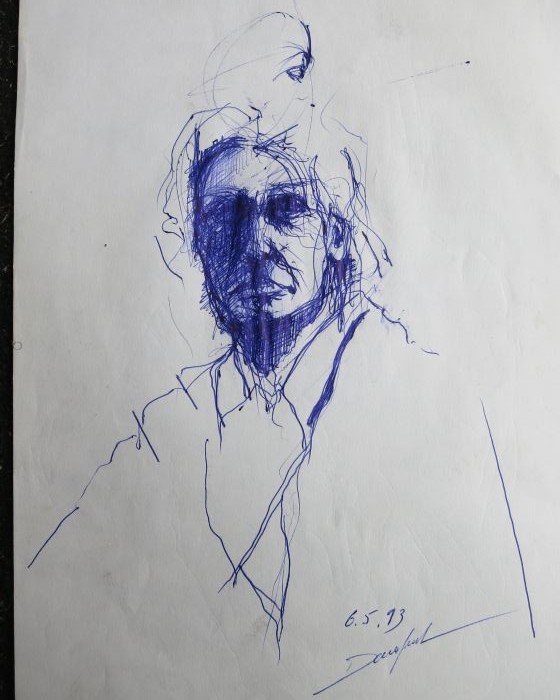 CROQUIS 62  1993 : PHILIPPE DARGENT - PEINTRE DESSINATEUR LIEGE