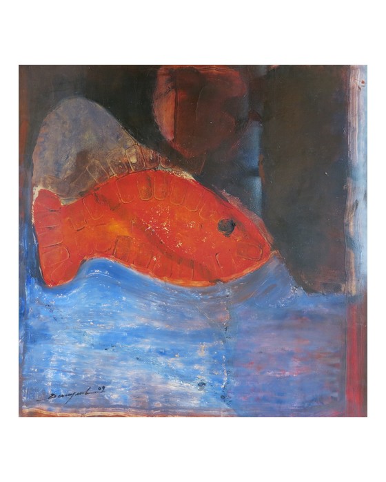 POISSON ROUGE   2009 : PHILIPPE DARGENT - PEINTRE DESSINATEUR LIEGE